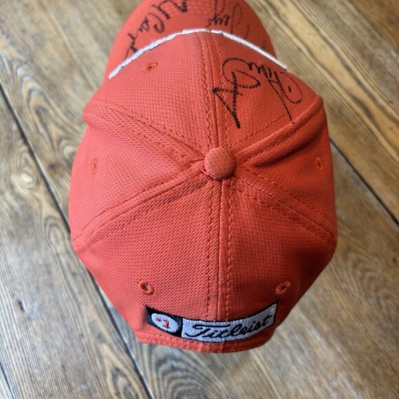 PGA Fred Couples Ian Poulter Mike Weir S. Garcia Titleist Hat Signed Autographed - Picture 5 of 13